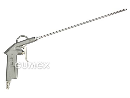 Ofukovacia pištoľ ABG so vsuvkou a predĺženou tryskou, dĺžka 300mm, pripojenie vnútorný závit G 1/4", hliník